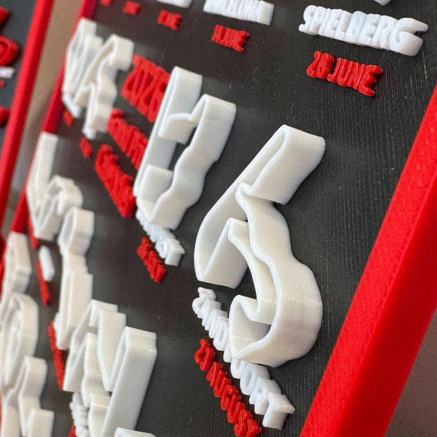 Formule 1 kalender 2026 – 3D-geprinte circuitkalender