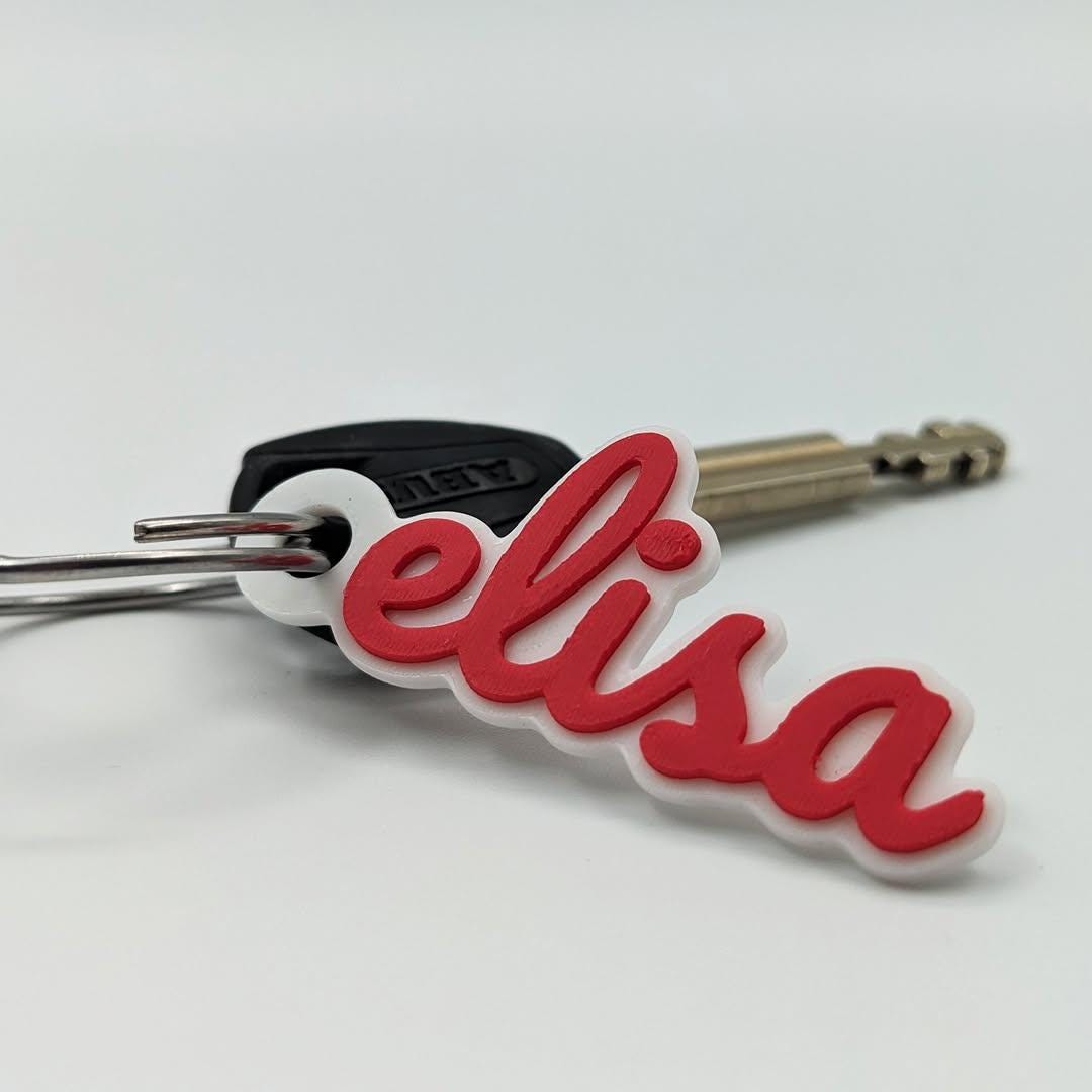 Gepersonaliseerde sleutelhanger met naam