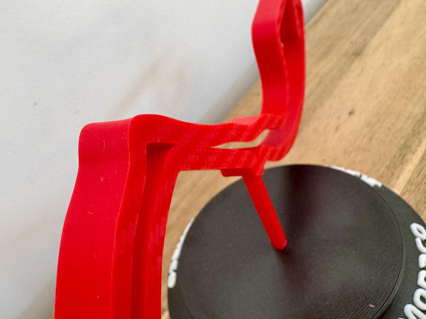 Racecircuit sculptuur op voet – 3D-geprint circuitmodel
