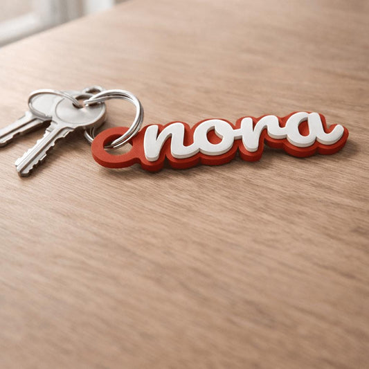 Gepersonaliseerde sleutelhanger met naam