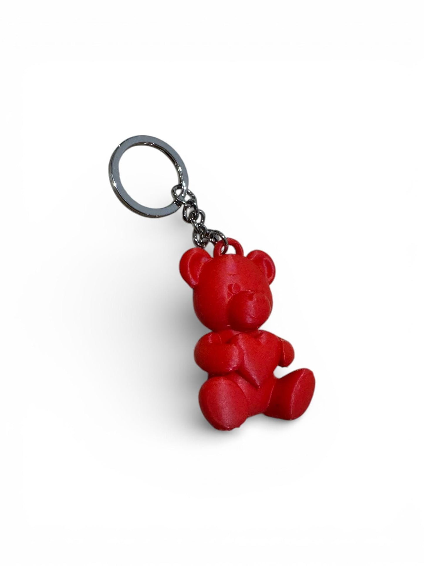 Schattige beren-sleutelhanger met hart – 3D-geprint cadeau